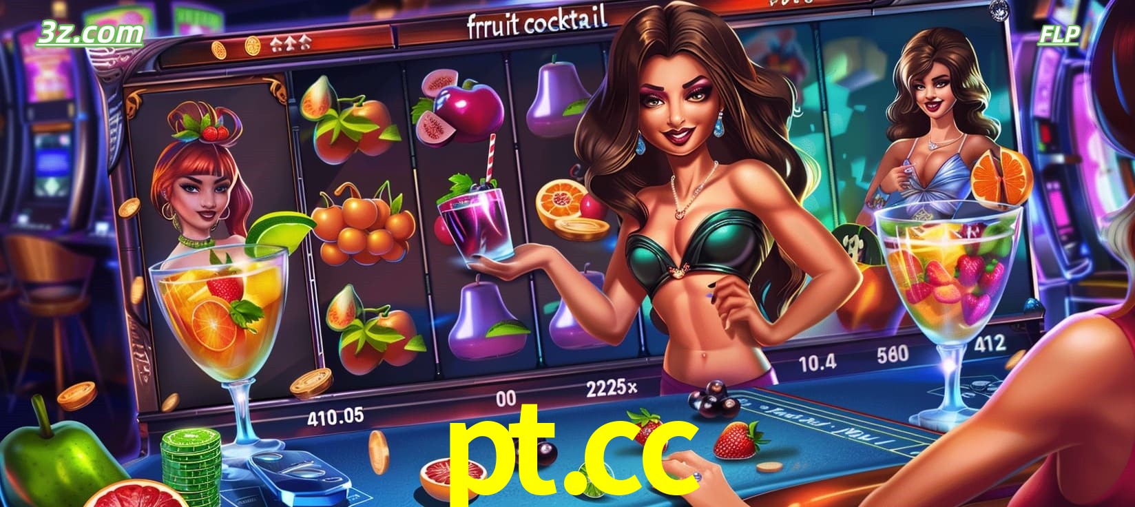 Cassino online pt.cc Brasil com slot Fruit Cocktail divertido