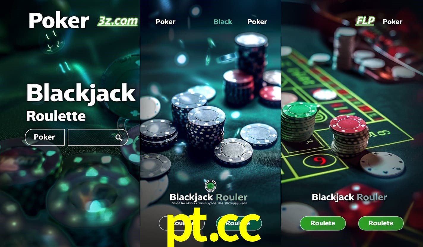 Cassino online pt.cc com Poker, Blackjack e Roleta ao vivo para jogadores do Brasil